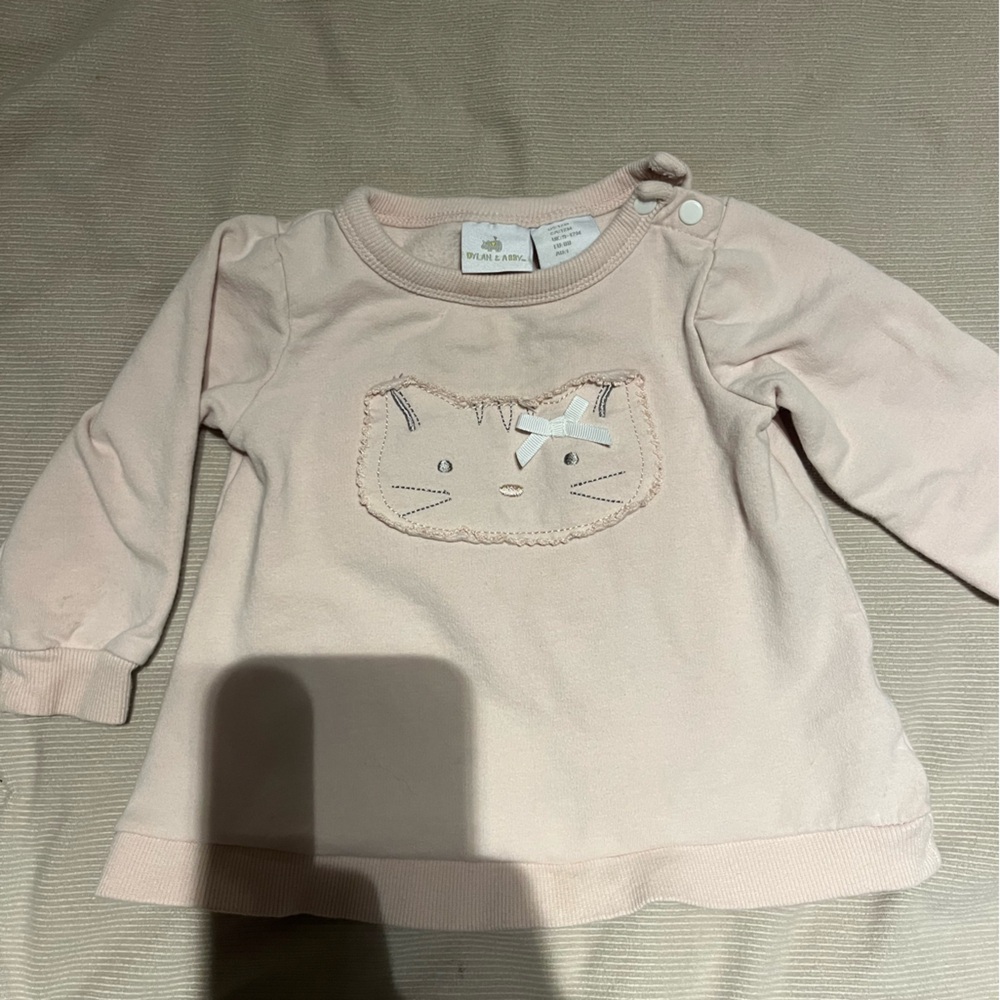 Dylan and Abby baby girl sweater